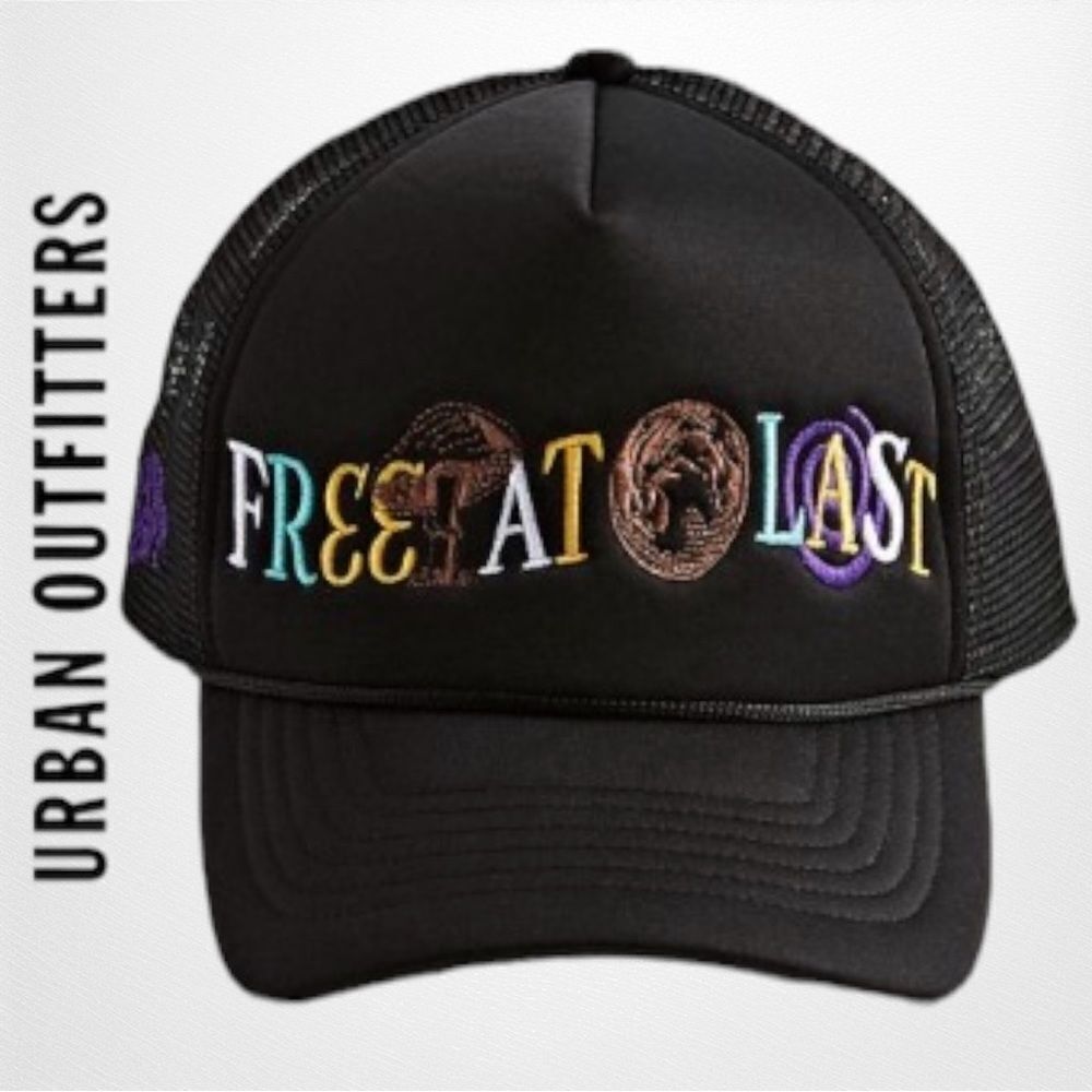 NEW Coney Island Picnic UO Urban Outfitters Free At Last Trucker Cap Hat